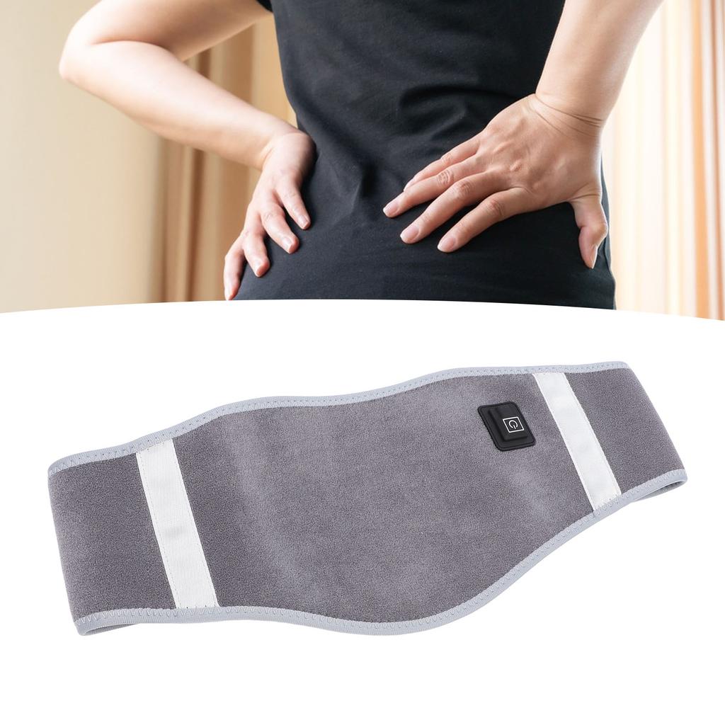 Heated Waist Belt With Mesh Bag Carbon Fibre Electric Heating Pad 3 Temperature Control Heating Lowe