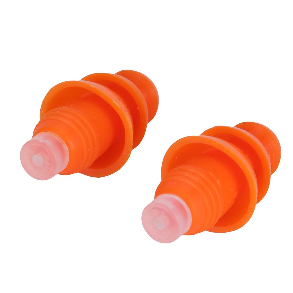 Многоразовые беруши Водонепроницаемые силиконовые беруши Шумоподавление для плавания и сна(Оранжевая коробка )