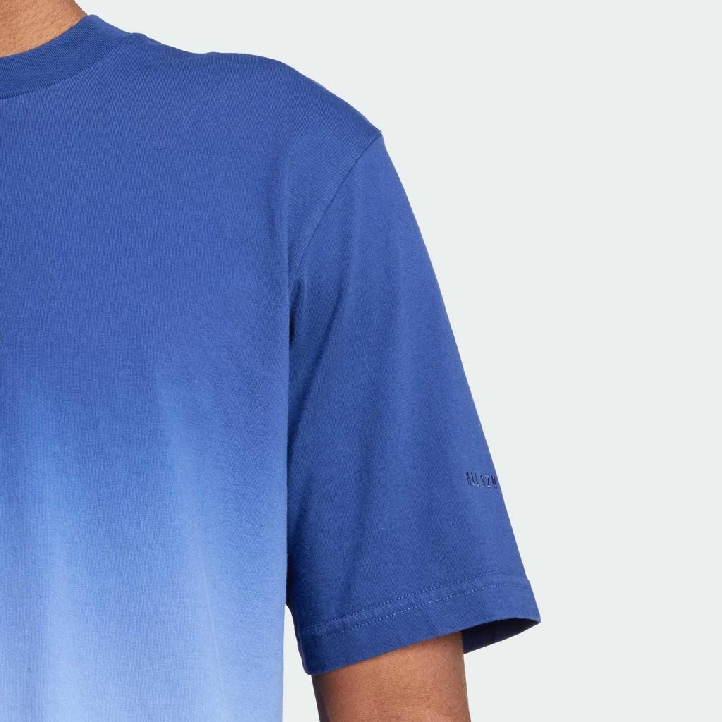 adidas Все Szn Dip-Dye Tee Мужские топы Синий JJ3697