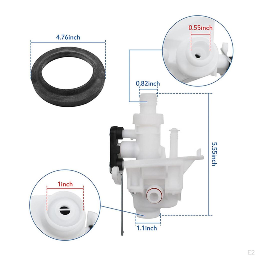 Toilet Water Module Assembly ,RV Valve Kit ,Leak Resistant ,Durable Repair Direct