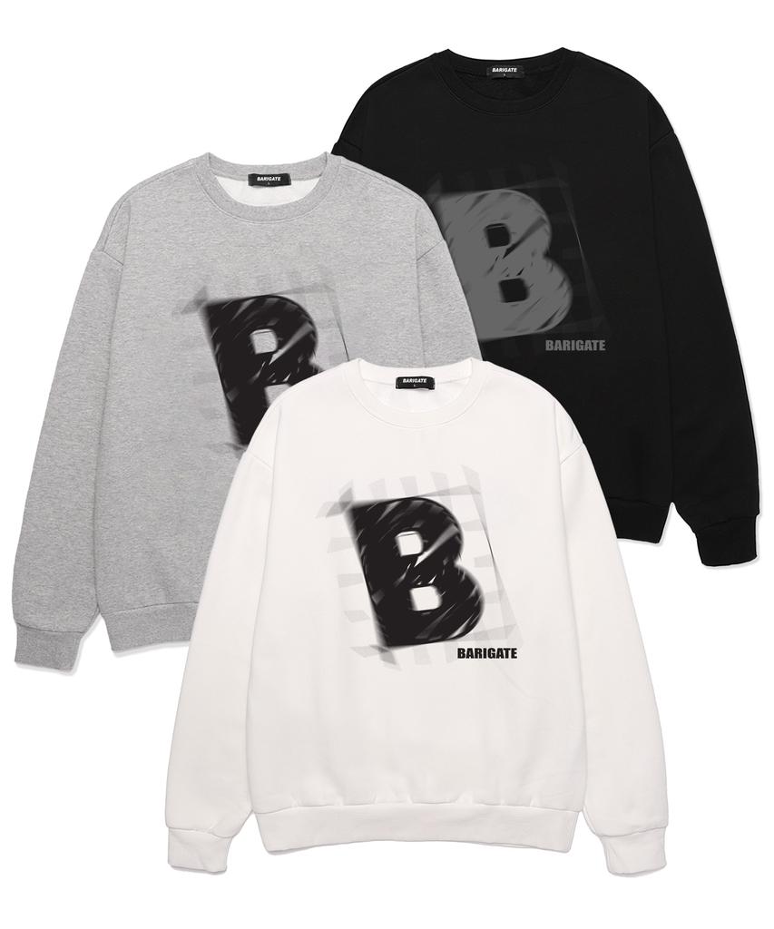 Baligeiteu B # Свитшот оверсайз (Bls024) белый (Тип)