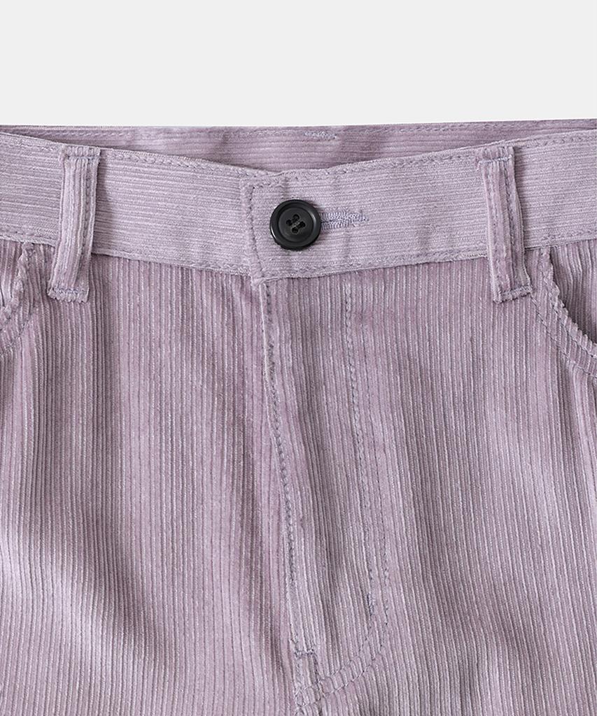 NOIRER FOR WOMAN Tencel-Ribbed Wide Pants (Lavender Pink)