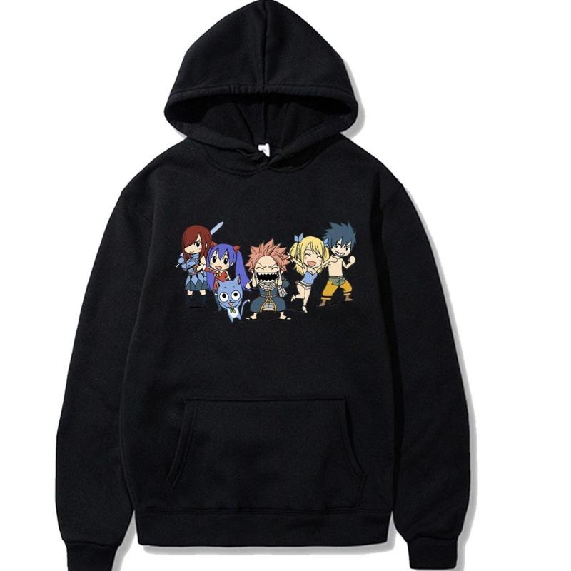 Japanese Animation Fairy Tail Hoodies Boys Harajuku Girls Fancy Music Gift Casual Loose Comfortable Sweatshirt