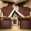 4 шт. Автомобильные коврики на пол, индивидуальные передние и задние вкладыши, коврики для салона, PU кожаная подушка