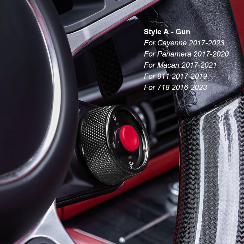 AABKV1 Automobile Steering Wheel SC Ejection Knob Button For Porsche Cayenne Panamera 2017-2025 Macan 911 2017-2024 718 16-23 Taycan