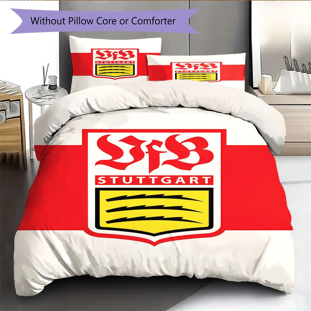 Stuttgart Roots Bedding Quilt Set Quilt Cover Pillowcase Home Decoration Birthday Gift (1 * duvet cover + 2 * pillowcase, without core)