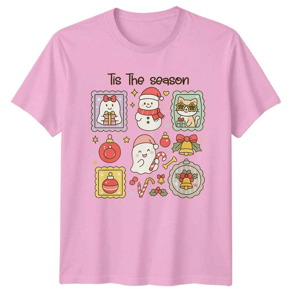 Tis The Season Christmas Holiday Graphic Tee Unisexs Unisexs Unisex Top