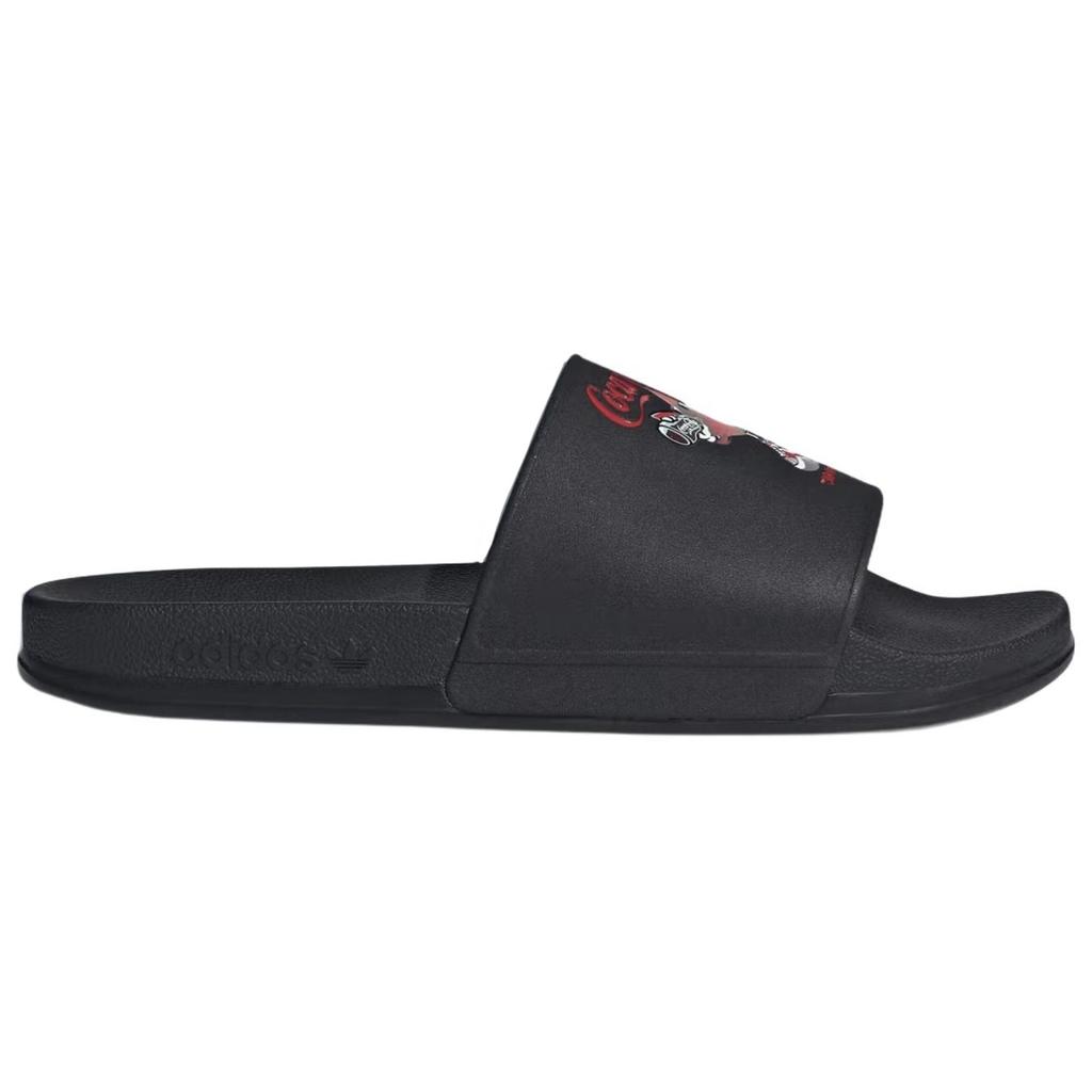 adidas Originals × Coca-Cola Adilette Удобные шлепанцы Унисекс Обувь Черный Красный KH6902