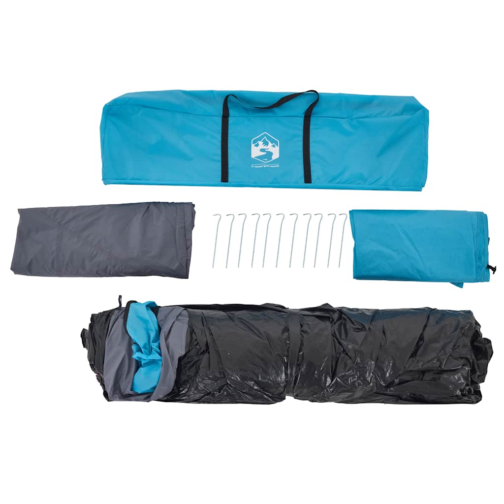 Dome Family Tent for 10 People Blue Quick Release