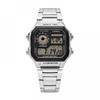 CaSio Ae 1200whd 1avdf Ae 1200whd 1a Цифровые квадратные спортивные военные часы с мировым временем для мужчин S из металла