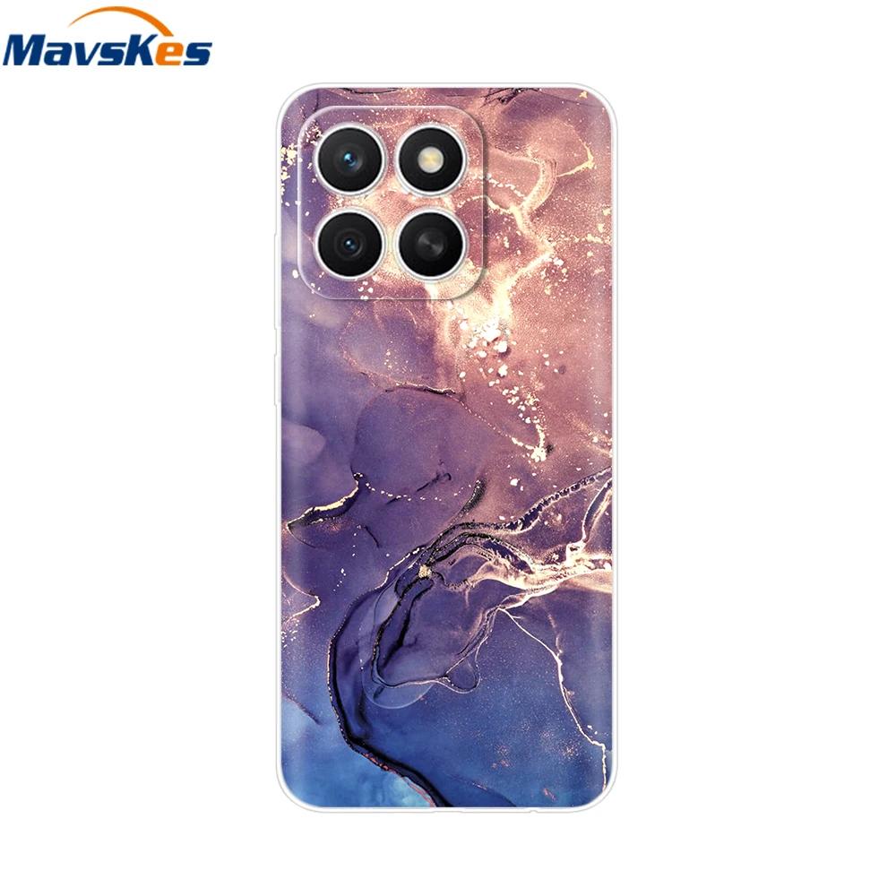 Чехол для Honor X8c HonorX8C 2025 Новая Мода Мультяшная Задняя Крышка Мягкий ТПУ Прозрачные Чехлы для Телефона Для Honor X8c Fundas Сумки Защитные