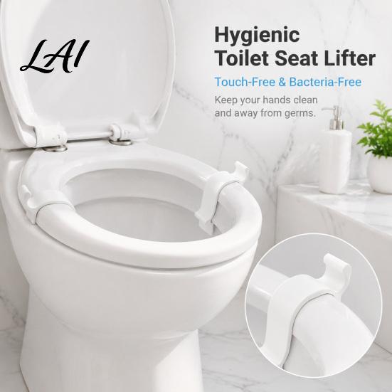 Toilet Seat Lift Handle Stabilizers Fixing Buckle Non Slip Thickened Buckle Clip for Wobbly Loose Seats Bathroom Accessory Stabilizers