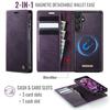 For Samsung Galaxy A15 5G/Galaxy A15 4G Magnetic Case RFID Blocking Detachable Wallet Leather Phone Cover