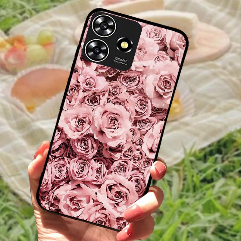 Для ZTE Blade V50 Умный Чехол-Крышка Силиконовый Мягкий Мраморный Черный Бампер Funda Coque для ZTE V50 Дизайн 4G Защитный V50Smart