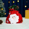 Snowman Santa Claus Storage Bag Candy Bags Christmas Gift Bag Xmas Drawstring Bags Wrapping Pouch