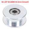 Gt2 Idler Timing Pulley Bearing 16T 20T 3/5Mm Bore F 6Mm Belt Reprap 3D Printer