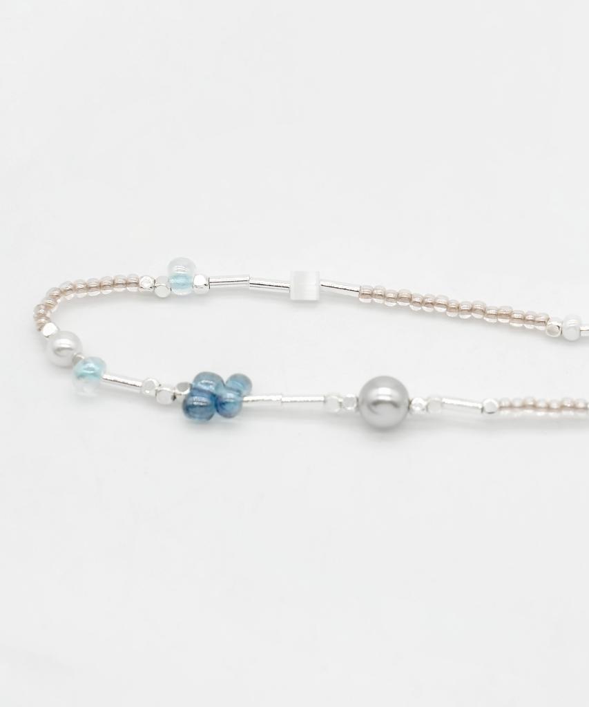 Ожерелье с синими бусинами Iamj Vanilla Blue