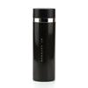 Pearl Metal 300ml Stainless Steel Water Bottle, Direct Drinking, Black Leather, Premium My Cafe Slim, H-6934