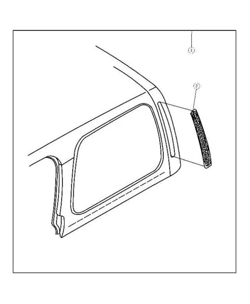 Hard Top Exhauster Vent for Jeep Wrangler TJ 1997-2002