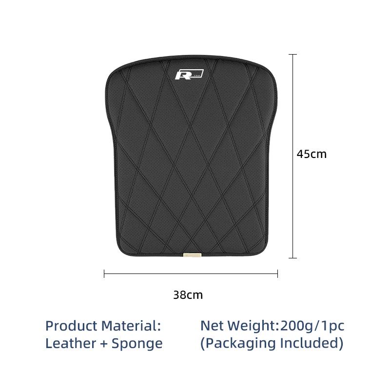 LEG1 Breathable Car Cushion Leather Non-slip Car Front Seat Cushion Protective Cover For VW R Jetta Sagitar Magotan Passat Tiguan