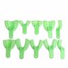 10Pcs/set Dental Plastic Impression Tray Impression Mesh Plastic Materials Dental Impression Trays