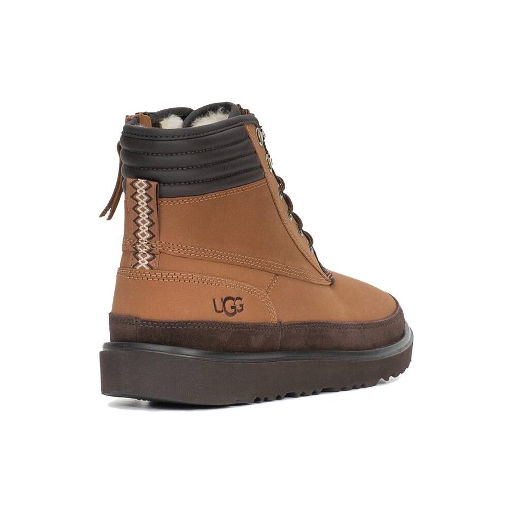 UGG Highland Comfortable Lace-Up Водонепроницаемые высокие кроссовки мужские кроссовки каштаново-коричневые 1130729-CHE