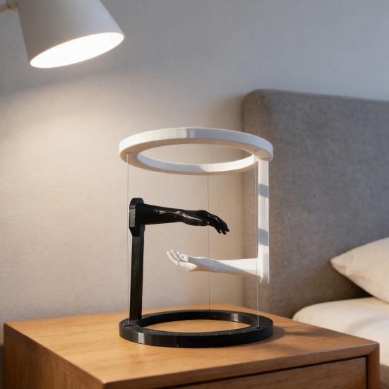 3D-печатное украшение-рука, бросающее вызов гравитации, Антигравитационная подвесная фигурка-статуэтка, Декор для дома, офиса, книжной полки, рабочего стола