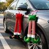 Автомобильные подвески-украшения: Рождественский эльф и Санта-Клаус