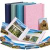 Slip-In Pages Photo Album Elastic Band Closure Linen Album Elegant Memory Album  Baby Growth