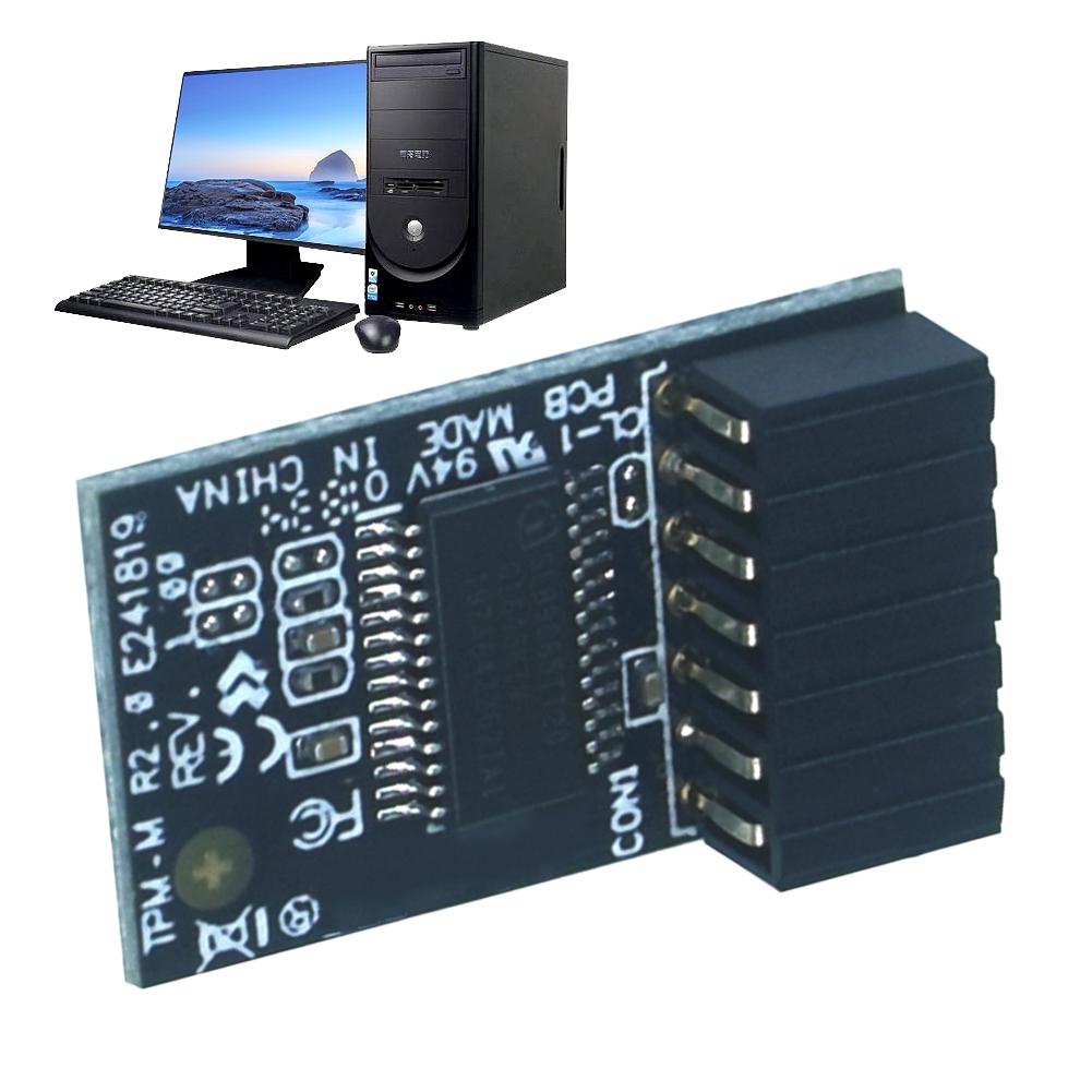 Для модуля TPM Asus TPM-M R2.0 LPC 14-1 контакт доверенной платформы (доверенный платформенный модуль) Модуль 15x25 мм TPM-M R2.0 для материнских плат Asus