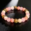 Crystal bracelet, redline stone, tiger eye stone bead bracelet, bohemian girl bracelet,Christmas gift, Valentine's Day gift, Birthday gift