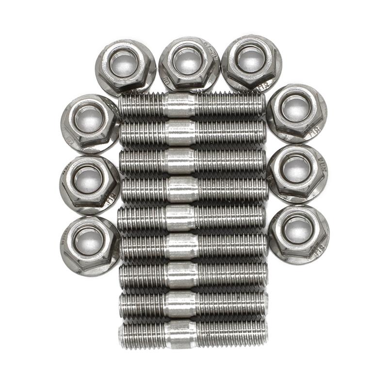 M8*40 Exhaust Manifold Stud For Honda Civic Acura Integra V3 B D Series Stainless Steel Stud Serrated Bolts Nut Screw