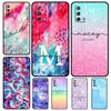 Personalised Name Watercolour Case For OPPO A96 A76 A16 A18 A58 A78 A98 A17 A77 A54 A57 S A74 A5 A9 A53 A52 A72 A15 A93