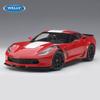 Welly 1/24 Chevrolet Corvette Z06 2017 Сплав Спортивный Автомобиль Модель Литье под Давлением Гоночный Автомобиль Модель Симуляция Коллекция Детские Игрушки Подарок