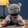 Cat Dark Series Plush Toy Cartoon Stuffed Doll Room Sofa Decoration Gift Kids