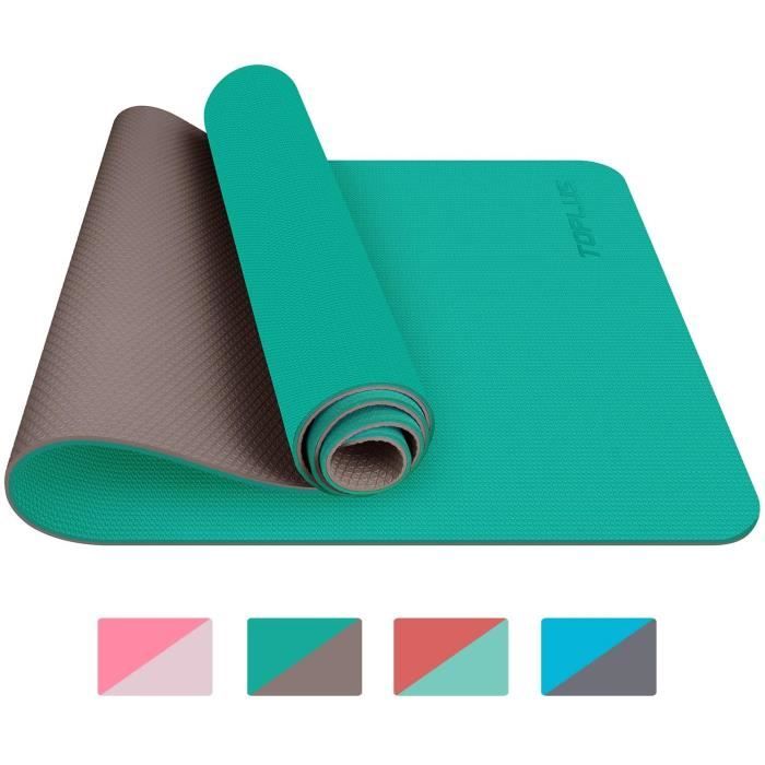 Tapis de Yoga - Non spécifié - 183x61x0.6 cm - Vert Clair - Antidérapant - TPE recyclable