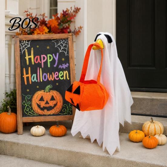 Fun Halloween Costume Ghost Goose Outfit, Lawn Porch Clothes, Fall Outfit for Outdoor Patio Yard Decoration Kids And Adult