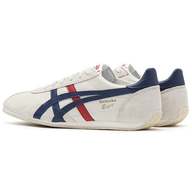 ONITSUKA TIGER Runspark Удобные Универсальные Ретро Кожаные Нескользящие Легкие Низкие Повседневные Городские Кроссовки для Бега TH201L-9950