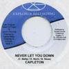 7inch Record CAPLETON - Never Let You Down NONE Explorer Record 2005 Jamaica Reggae, Ska & Dub Used