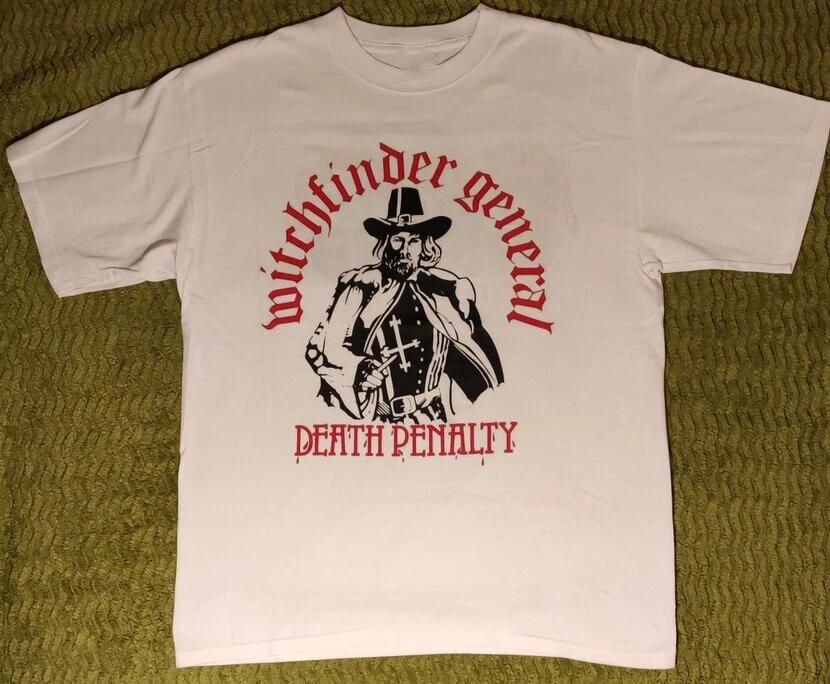 Witchfinder General Death Penalty Album Adult Cotton T-shirt Full Size UU272
