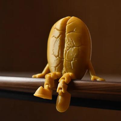 3D-печать Кофейное зерно Настольное украшение, Экологичное украшение из PLA, Для дома, офиса, Кафе, Декор рабочего стола, Подарок для любителя кофе