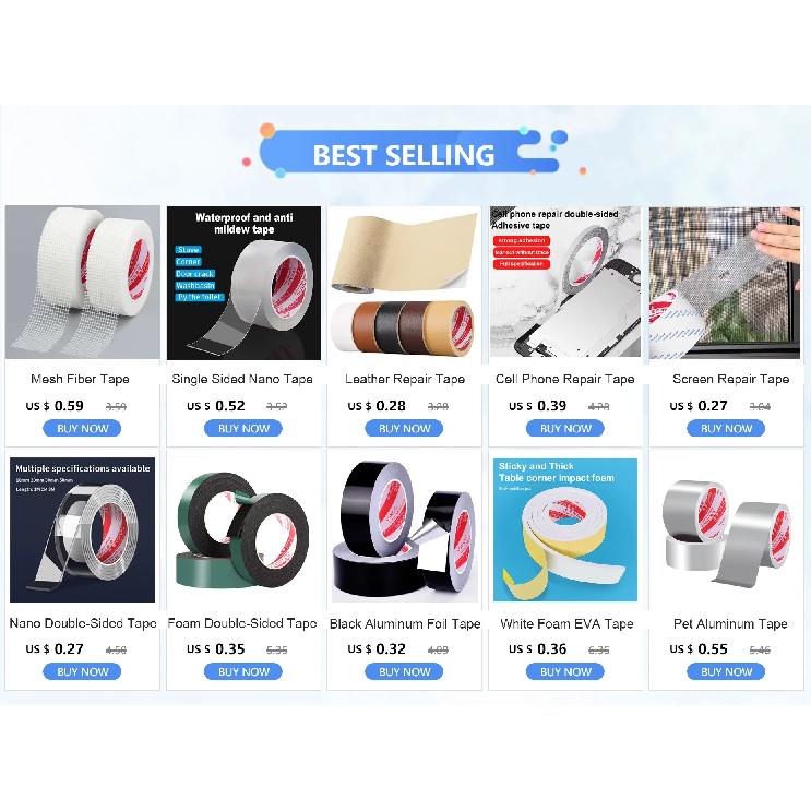 High quality BOPP white transparent single-sided packaging tape high viscosity cardboard box sealing heavy-duty packaging tape