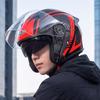 AD 3/4 Motorcycle Helmet Men Women 3C Certified Universal Season Half Electric Scooter