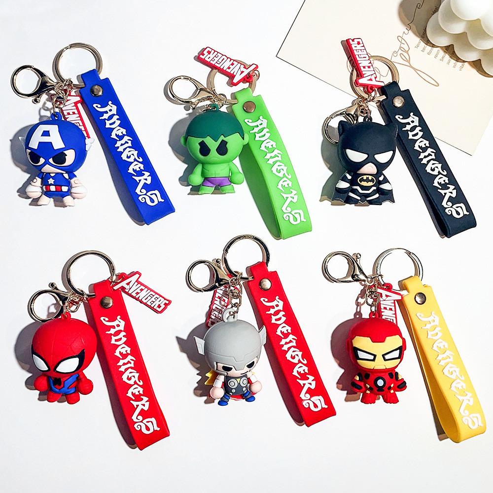 Delightful Avengers Keychain Marvel Characters Keyring Ideal Party Favor