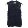 MACPHEE No Sleeve Knit S Navy Women Used