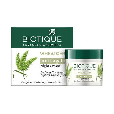 Ночной крем для лица с ростками Пшеницы (50 г), Bio Wheatgerm Night Cream,