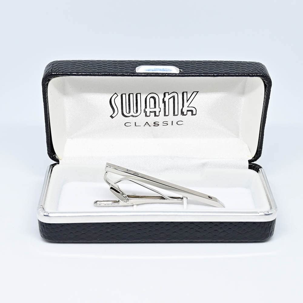 Булавка для галстука Swank Birthstone T0127 (Сентябрь - Сапфир)