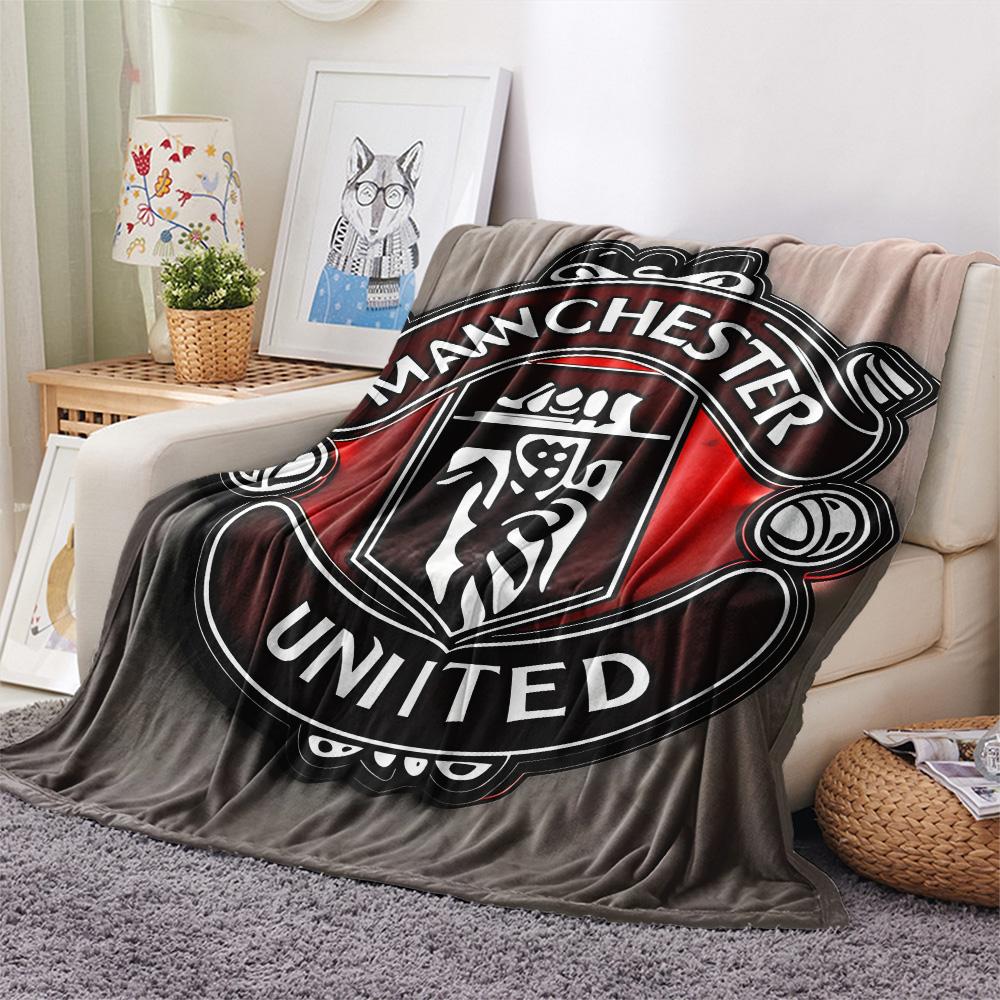 Man Utd Print FlAannel Blanket, High quality Comfortable for All Seasons, Home Decor, Warmth and Comfort