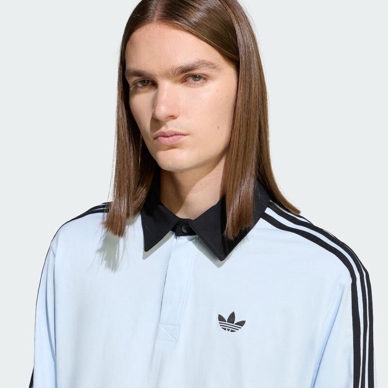 Adidas Originals Men's Relaxed Cotton Rugby Polo Shirt