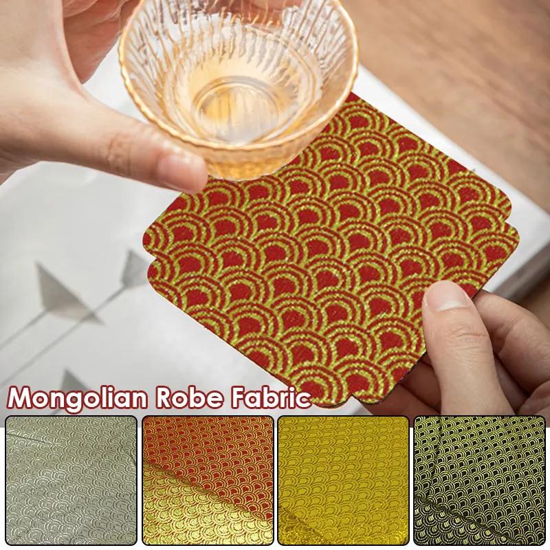 Монгольское платье Ткань жаккард с узором чешуи Материал Китайский стиль Печатная ткань для платья юбки Швейные принадлежности для DIY
